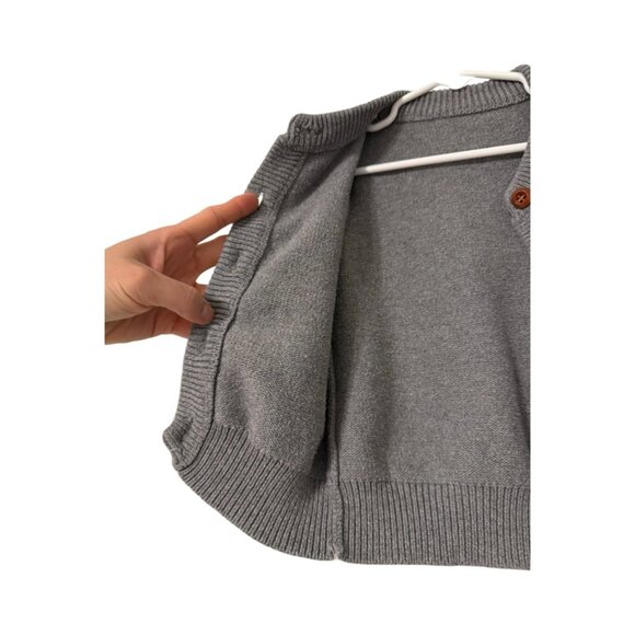 Gray Cardigan Front Button Toddler Girl Size 3T - Picture 5 of 5